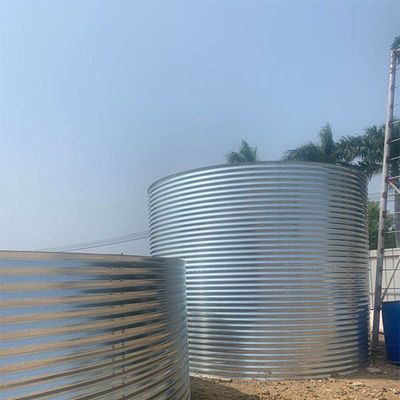 ποιότητας  RAS Cultivating Lvju Hot Dipped Galvanized Stock Tank Corrugated Steel Water Tank Bowl εργοστάσιο