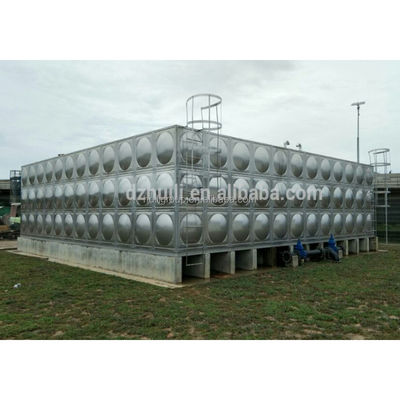 ποιότητας  Water Storage 100000 Liters Welding Stainless Steel Drinking Water Storage Tank SS 304 Food Grade 316 Large Cold Sectional Water Tank εργοστάσιο