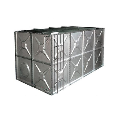 Hotels Overhead Pressed Steel Panel Water Storage Tanks With Rack